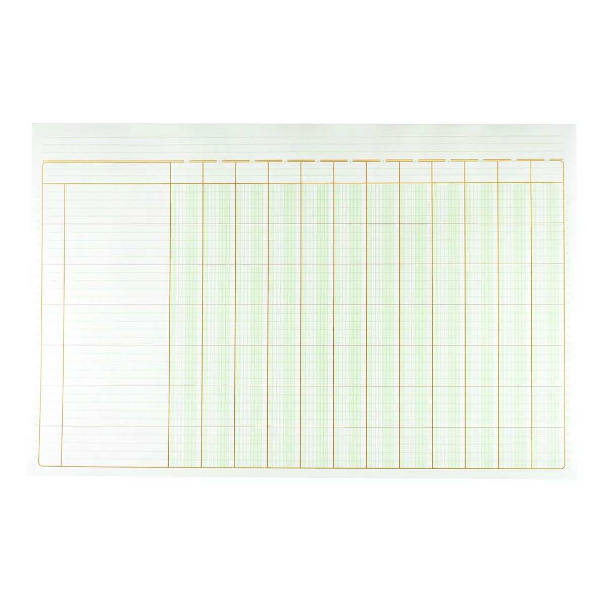 BLOCK TABULAR 12 COLUMNAS C/C 3412 ATADO DE 3 PZAS.