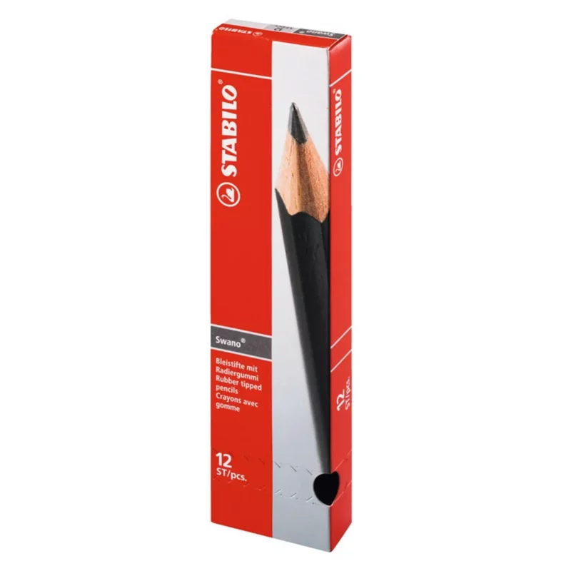 LAPIZ SWANO GRAFITO HB NEGRO C/12 4909