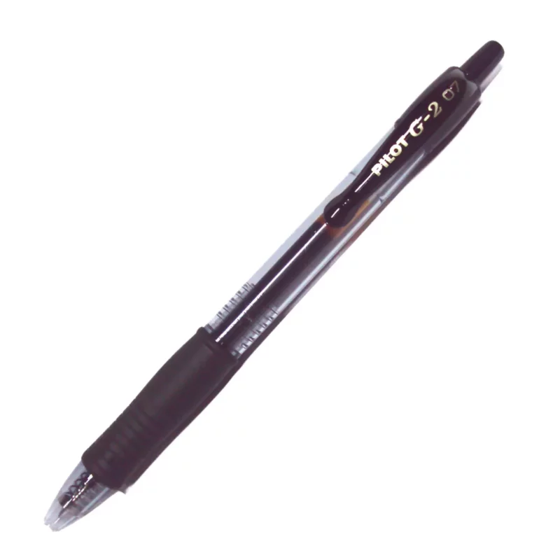 BOLIGRAFO ROLLER GEL RETRAC G2-7 PF NGO ATADO DE 2 PZAS.