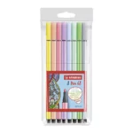 PLUMIN PEN 68 C/8 COL PASTEL 68/801