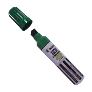 MARCADOR PERMANENTE JUMBO 43400 VERDE ATADO DE 2 PZAS.