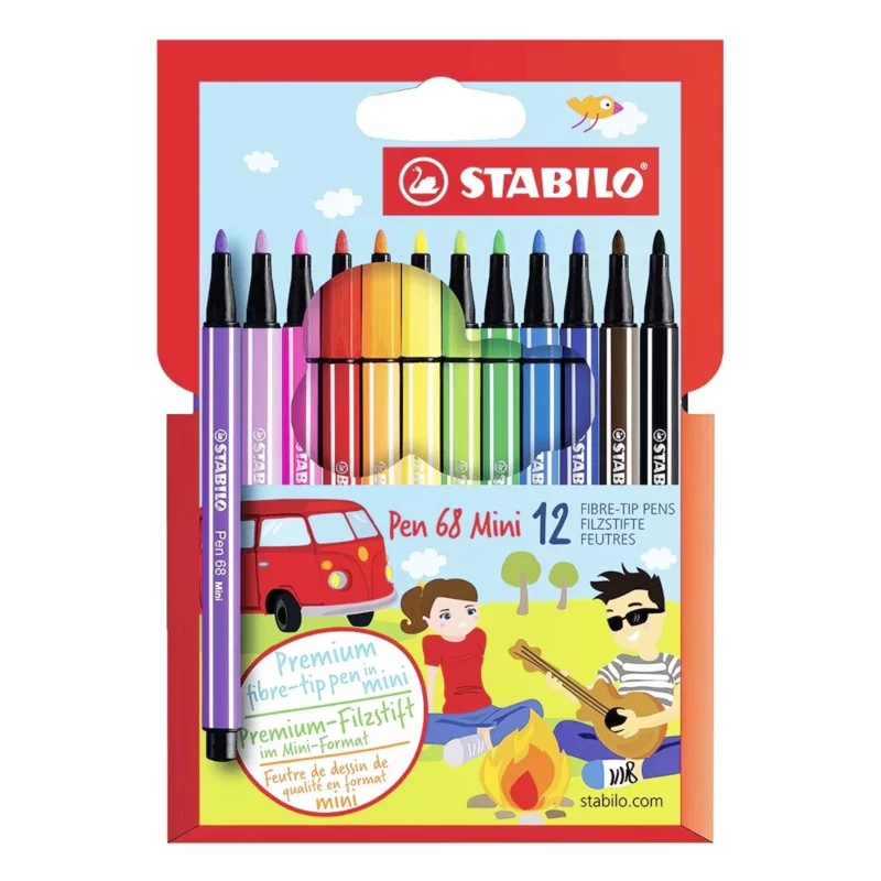 PLUMIN PEN 68 C/12 COLORES 668/12