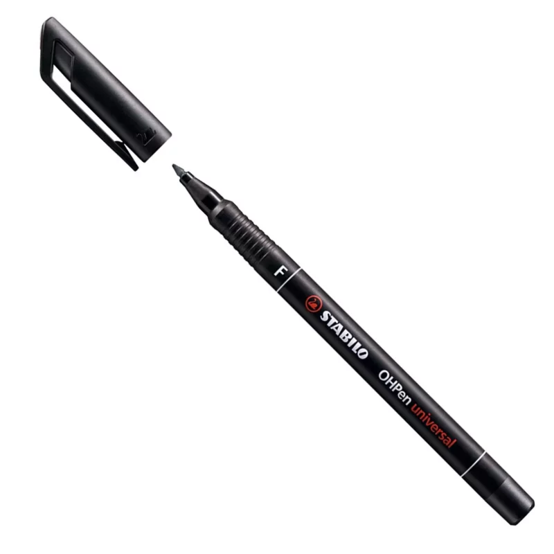 ROTULADOR OHPEN UNIV PF 842/46 NEGRO ATADO DE 10 PZAS.