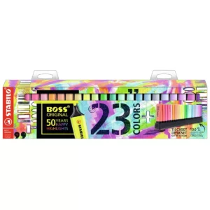 MARCATEXTOS BOSS FLUORESCENTE Y PASTEL C/23 7023-01