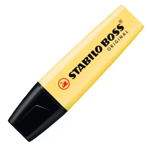 MARCATEXTOS BOSS C/10 70/144 PASTEL AMARILLO