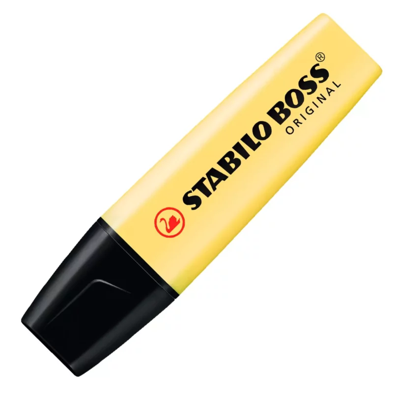 MARCATEXTOS BOSS C/10 70/144 PASTEL AMARILLO