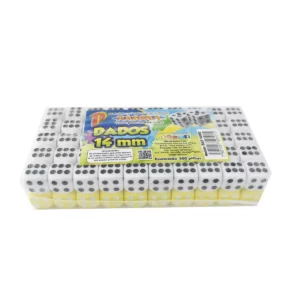 DADOS DE PLASTICO PASCUA 14MM C/100 SURTIDO