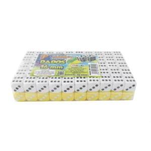 DADOS DE PLASTICO PASCUA 16MM C/100 SURTIDO