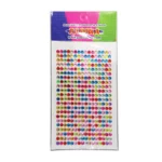 PIEDRAS DE ACRILICO C/ADHESIVO TIRA PASC ATADO DE 3 PZAS.