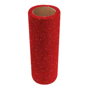 TUL DIAMANTADO 15X9.14MTS ROJO