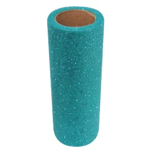 TUL DIAMANTADO 15X9.14MTS AZUL AQUA