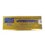 PAPEL CHINA PASCUA DORADO ATADO DE 100 PZAS.