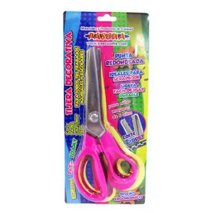 TIJERAS PARA FOAMY METALICA ZIPPER ATADO DE 2 PZAS.