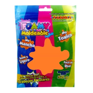 FOAMY MOLDEABLE PASCUA 50G NARANJA ATADO DE 2 PZAS.