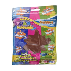 FOAMY MOLDEABLE PASCUA 50G CHOCOLATE ATADO DE 2 PZAS.