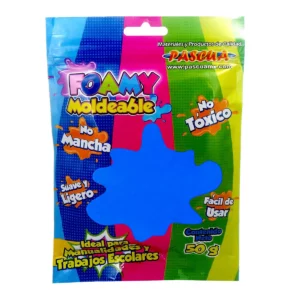 FOAMY MOLDEABLE PASCUA 50G AZUL REY ATADO DE 2 PZAS.