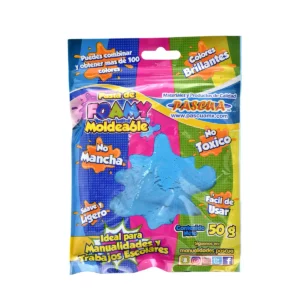 FOAMY MOLDEABLE PASCUA 50G AZUL CIELO ATADO DE 2 PZAS.