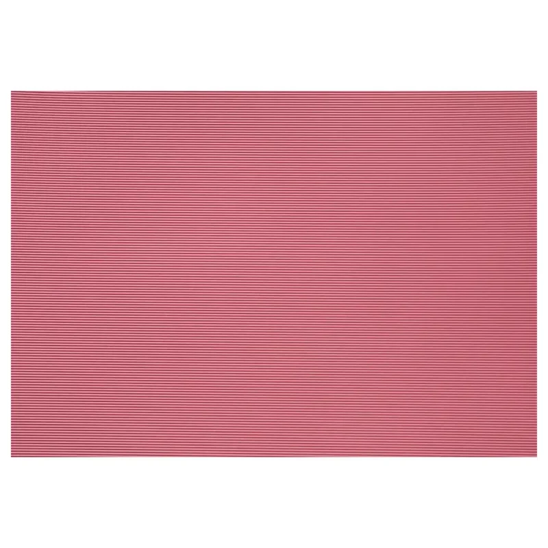 PAPEL CORRUGADO 77X54 007 ROSA PASTEL ATADO DE 10 PZAS.