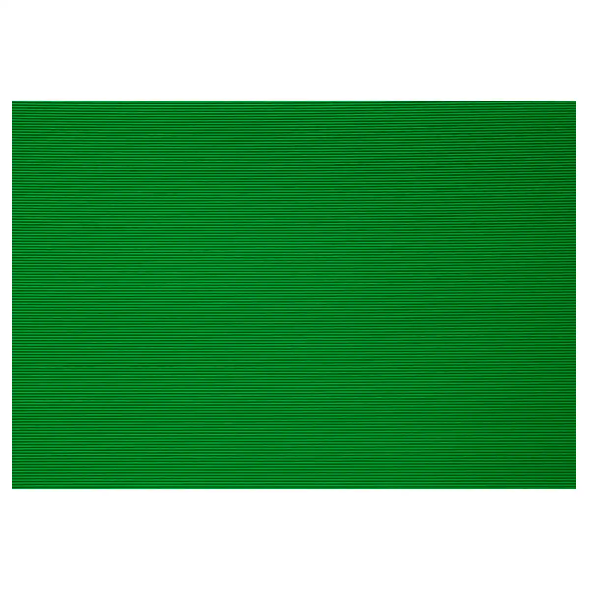 PAPEL CORRUGADO 77X54 010 VERDE LIMON ATADO DE 10 PZAS.