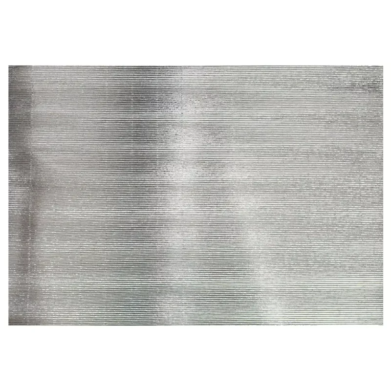 PAPEL CORRUGADO 77X54 024 METALICO PLATA ATADO DE 10 PZAS.