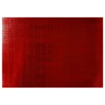 PAPEL CORRUGADO 77X54 025 METALICO ROJO ATADO DE 10 PZAS.