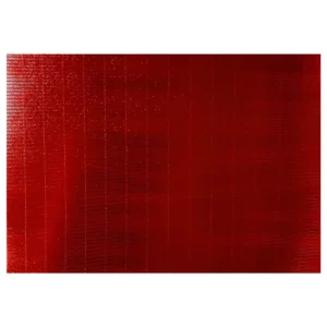 PAPEL CORRUGADO 77X54 025 METALICO ROJO ATADO DE 10 PZAS.