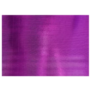 PAPEL CORRUGADO 77X54 033 METALICO MORADO ATADO DE 10 PZAS.