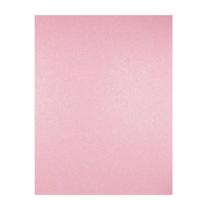 FOAMY CARTA DIAMANTADO HD ROSA PASTEL ATADO DE 10 PZAS.