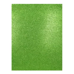 FOAMY CARTA DIAMANTADO ND VERDE LIMON ATADO DE 10 PZAS.