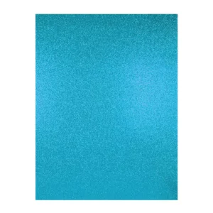 FOAMY CARTA DIAMANTADO IRIS AZUL PASTEL ATADO DE 10 PZAS.