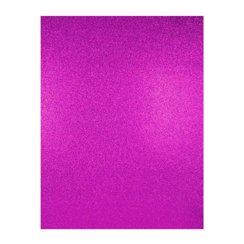FOAMY CARTA DIAMANTADO IRIS ROSA MEXICANO ATADO DE 10 PZAS.