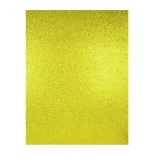 FOAMY CARTA DIAMANTADO IRIS JB CANARIO ATADO DE 10 PZAS.