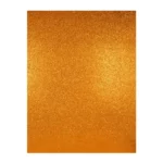 FOAMY CARTA DIAMANTADO IRIS KA NARANJA. ATADO DE 10 PZAS.