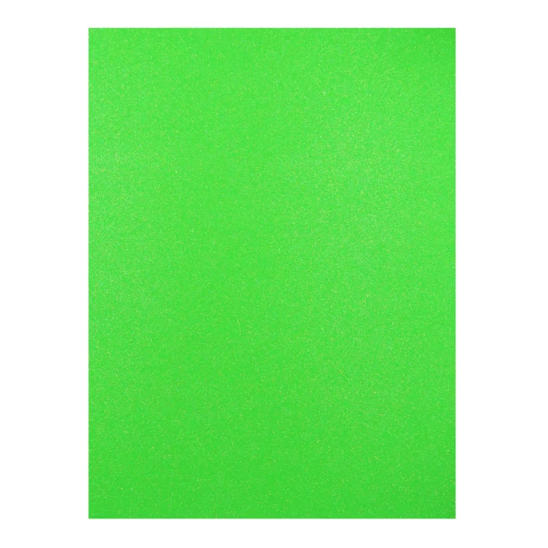 FOAMY CARTA DIAMANTADO IP ND VERDE LIMON ATADO DE 10 PZAS.