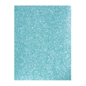 FOAMY CARTA DIAMANTADO AZUL AQUA ATADO DE 10 PZAS.