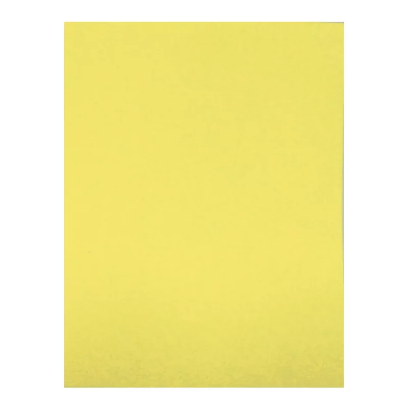 FOAMY CARTA JB AMARILLO CANARIO ATADO DE 24 PZAS.