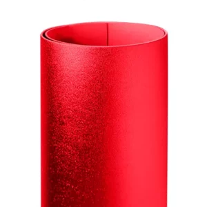 FOAMY 4 CARTAS 55X43CMS METALICO ROJO ATADO DE 5 PZAS.