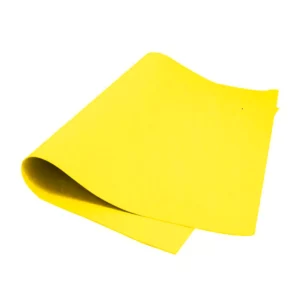 FOAMY LAMINA 95X70CMS JB AMARILLO CANARIO ATADO DE 5 PZAS.