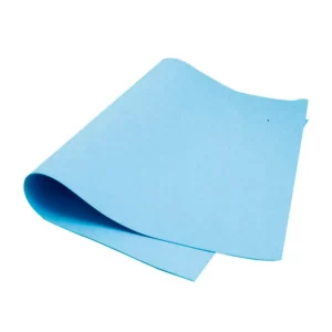 FOAMY LAMINA 95X70CMS OH AZUL PASTEL ATADO DE 5 PZAS.