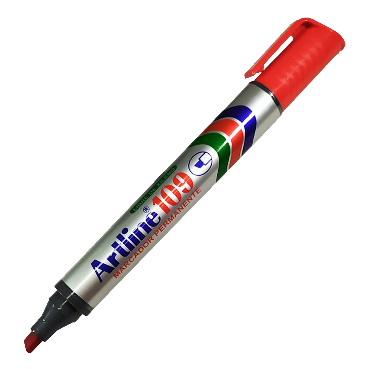 MARCADOR PERMANENTE CINCEL EK109 ROJO ATADO DE 12 PZAS.