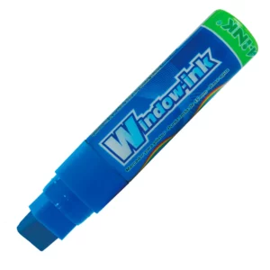 MARCADOR PARA VIDRIO INK AZUL ATADO DE 2 PZAS.