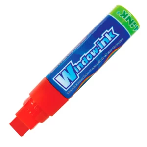 MARCADOR PARA VIDRIO INK ROJO ATADO DE 2 PZAS.