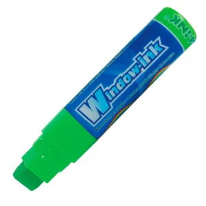 MARCADOR PARA VIDRIO INK VERDE ATADO DE 2 PZAS.