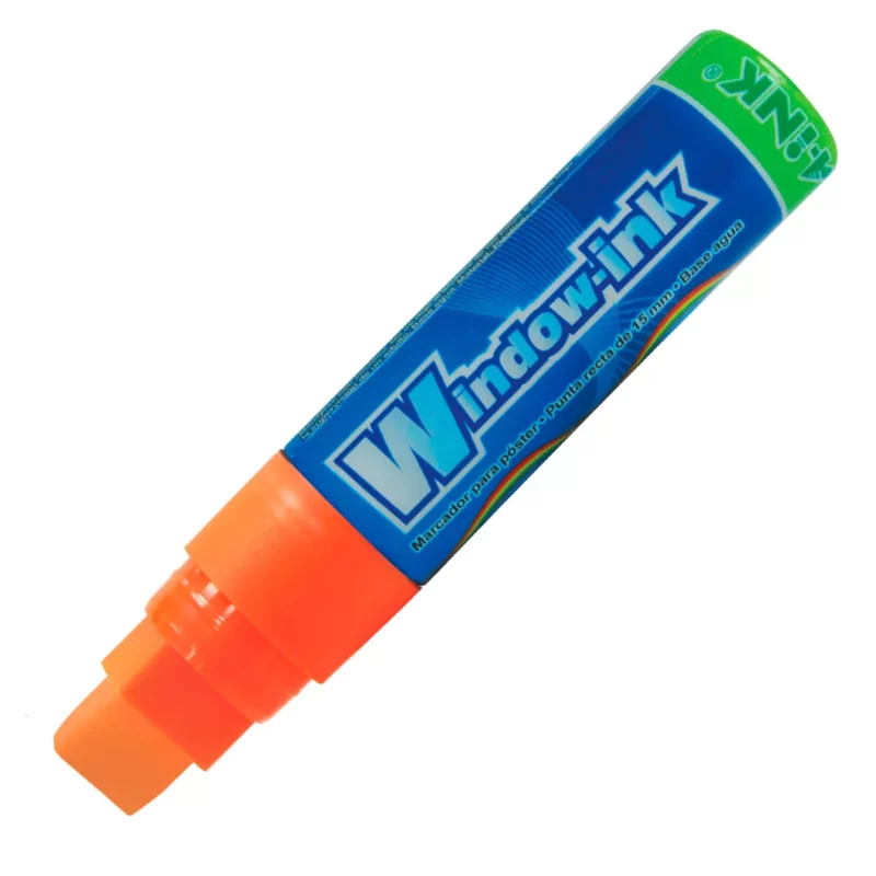 MARCADOR PARA VIDRIO INK NARANJA  AWA-NA ATADO DE 2 PZAS.