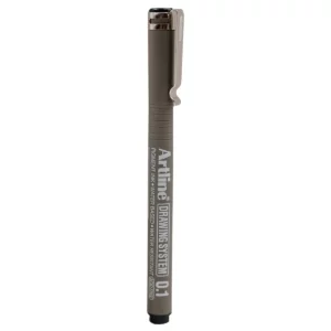 ESTILOGRAFO DESECHABLE 0.1MM EK231 NEGRO ATADO DE 3 PZAS.