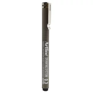 ESTILOGRAFO DESECHABLE 0.3MM EK233 NEGRO ATADO DE 3 PZAS.
