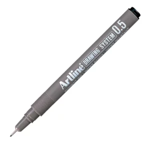 ESTILOGRAFO DESECHABLE 0.5MM EK235 NEGRO ATADO DE 3 PZAS.
