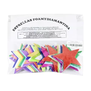 FOAMY ESTRELLA MEDIANA DIAMANTADA C/40