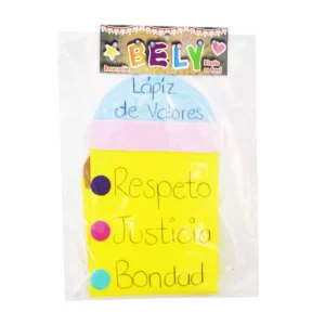 FIGURA DE FOAMY BELY LAPIZ DE VALORES