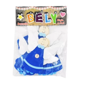 FIGURA DE FOAMY BELY ANGELITOS AZULES